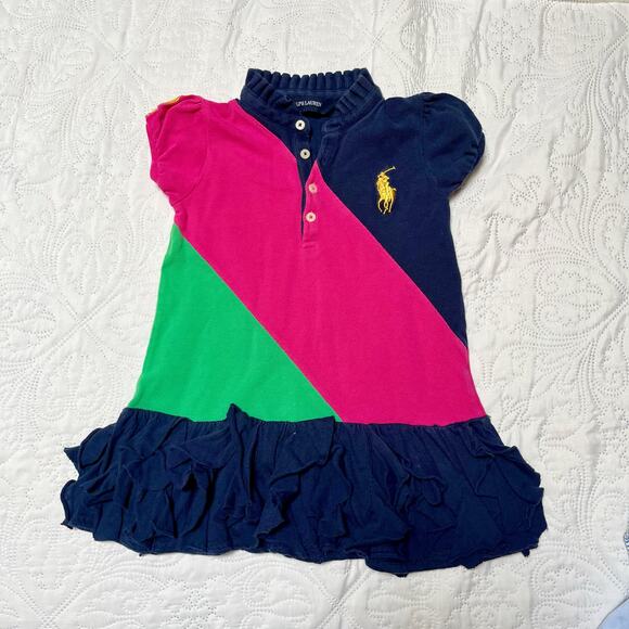 Ralph Lauren Ruffle Bottom Dress - Picture 2 of 7